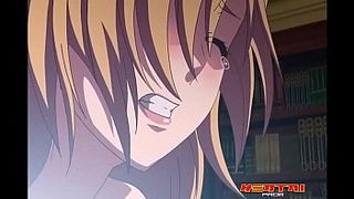 Горячий хентай и секс девчонки раком с настоящим монстром